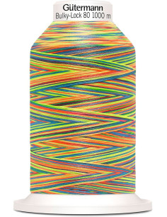 Cono hilo espuma Gütermann Bulky-Lock Multicolor 1000 m