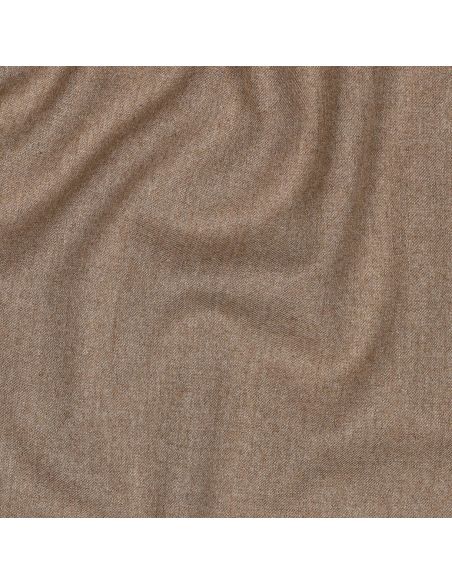 Tissu gabardine viscose brossée premium - Sable chiné