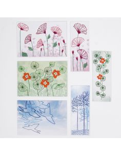 Kit de cartes à broder - Nature 2