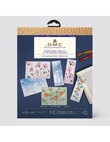 Kit de cartes à broder - Nature