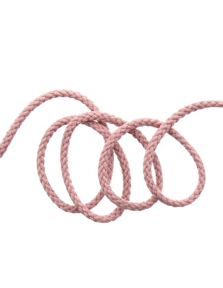 Cordon sweat uni - Vieux rose
