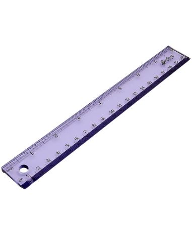 Règle rectangle quilting 20,3 cm x 2,54 cm Easy-Eighth - Violet