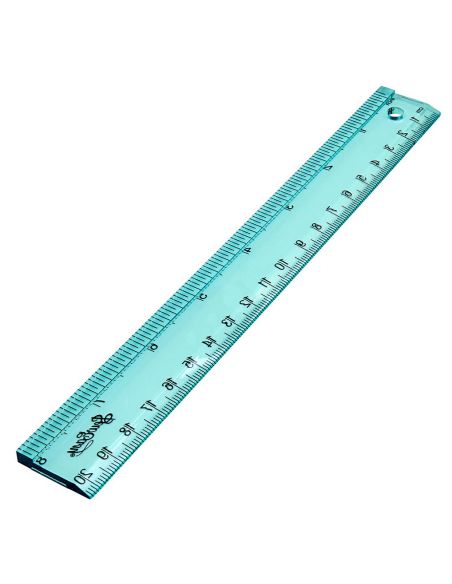 Règle rectangle quilting 20,3 cm x 2,54 cm Easy-Quarter- Turquoise