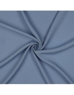 Tissu tencel effet peau de pêche - Bleu charette