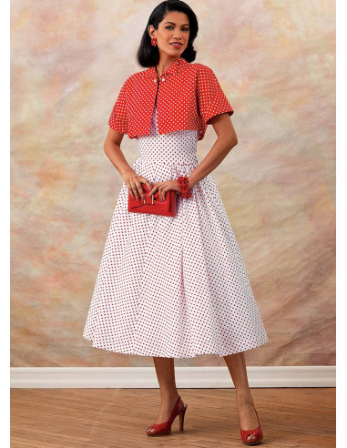 Patrón de vestido y chaqueta - Butterick 6682