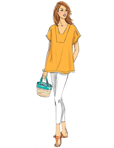 Patrón de túnica y caftán - Butterick 6683