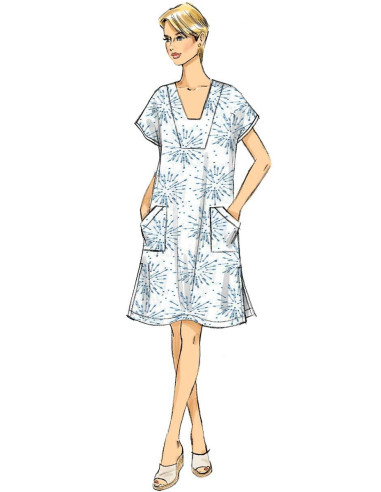 Patrón de túnica y caftán - Butterick 6683