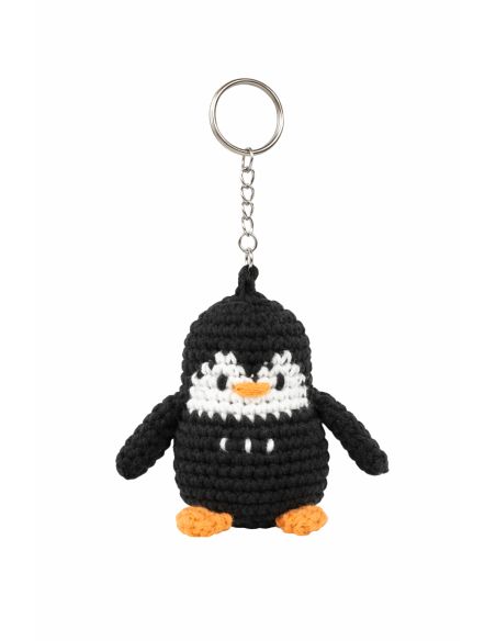Kit mini porte-clés amigurumi Anchor - Pip le pingouin