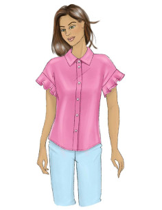 Patrón de blusa - Butterick 6686 2
