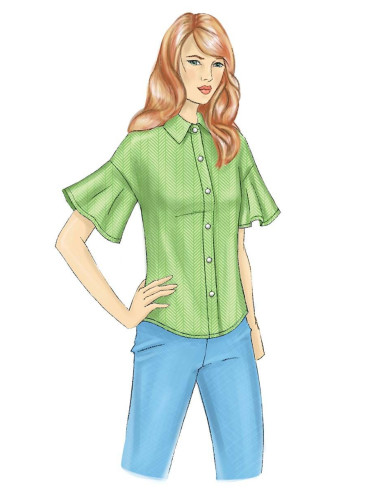 Patrón de blusa - Butterick 6686