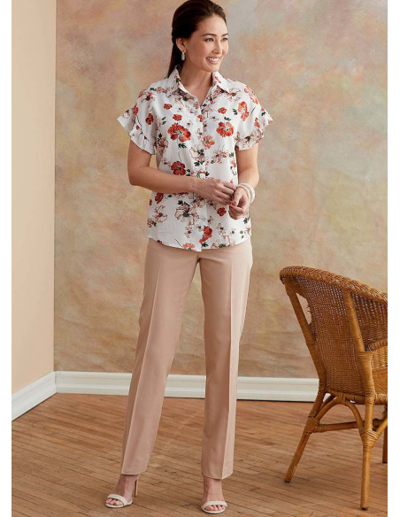 Patrón de blusa - Butterick 6686