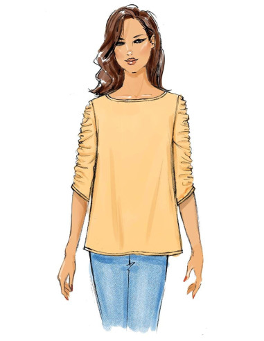 Patrón de blusa - Butterick 6687