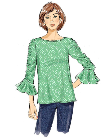 Patrón de blusa - Butterick 6687