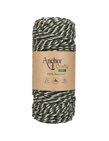 Algodón macramé reciclado Crafty Fine Multico Anchor
