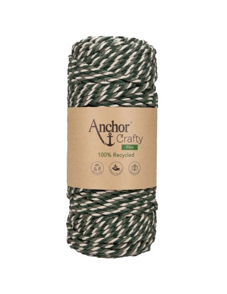 Algodón macramé reciclado Crafty Fine Multico Anchor