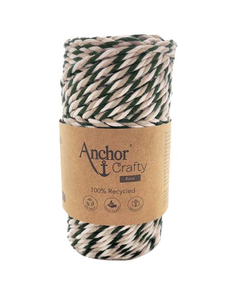 Algodón macramé reciclado Crafty Fine Multico Anchor