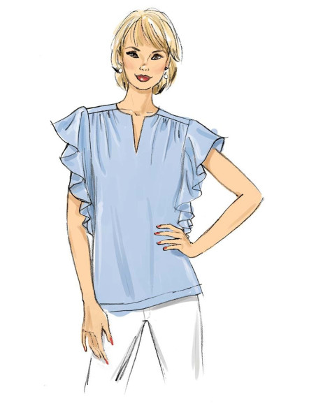 Patrón de blusa - Butterick 6688
