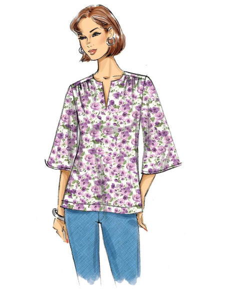 Patrón de blusa - Butterick 6688