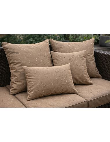 Tissu toile imperméable - Chamois