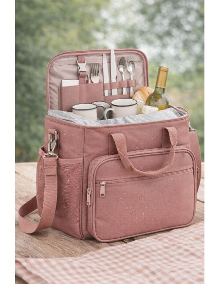 Tissu toile imperméable - Vieux rose