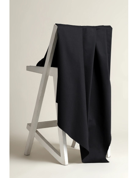 Tissu coton chino stretch Deep Charcoal - Atelier Brunette