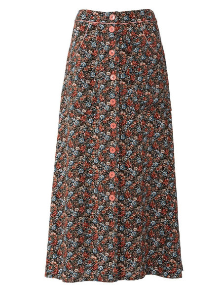 Patrón de falda acampanada - Burda 6252