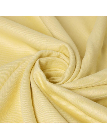 Tissu twill lin viscose Liva Eco Vanilla Ice - Atelier Brunette