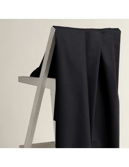 Tissu coton chino stretch Deep Charcoal - Atelier Brunette