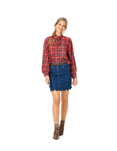 Patrón de blusa y camisa - Burda 6263