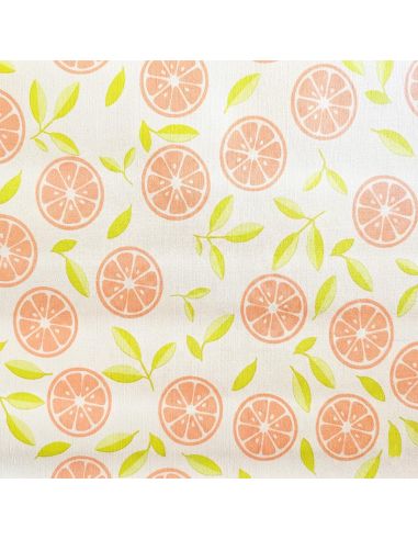 Nappe toile cirée Captain Cook Slice Me Up - Nude