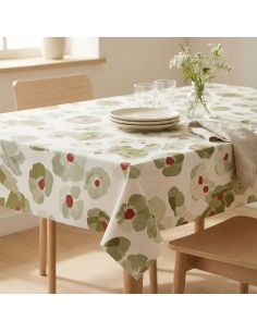 Nappe toile cirée Captain Cook Keshi - Citron vert 2