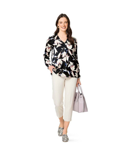 Patrón de blusa con cuello en V - Burda 6278
