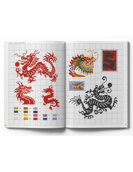 Livre balade en Asie - 100 modèles à broder