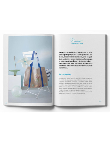 Livre bords de mer - 100 modèles à broder