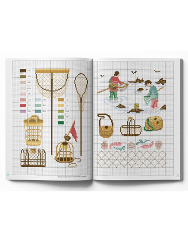 Livre bords de mer - 100 modèles à broder