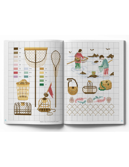 Livre bords de mer - 100 modèles à broder