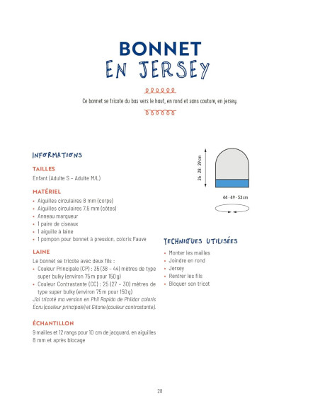 Livre le livre pour tricoter en rond