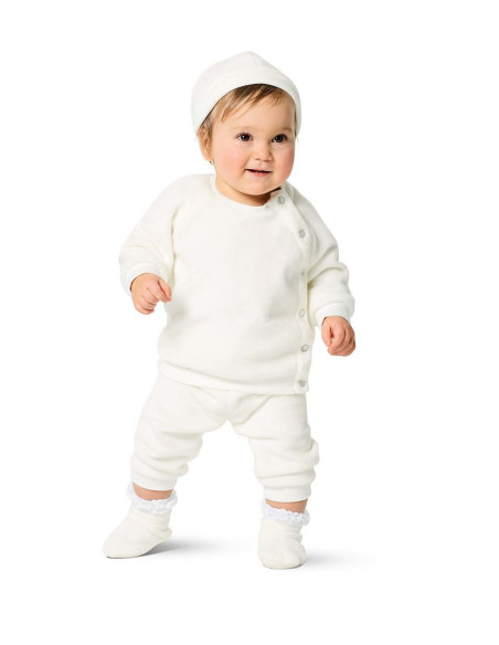 Patrón de gorro, pantalón y chaqueta sudadera - Burda 9315