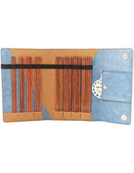 Estuche agujas de doble punta de madera Ginger KnitPro