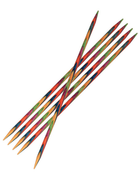 Agujas de doble punta de madera Symfonie KnitPro