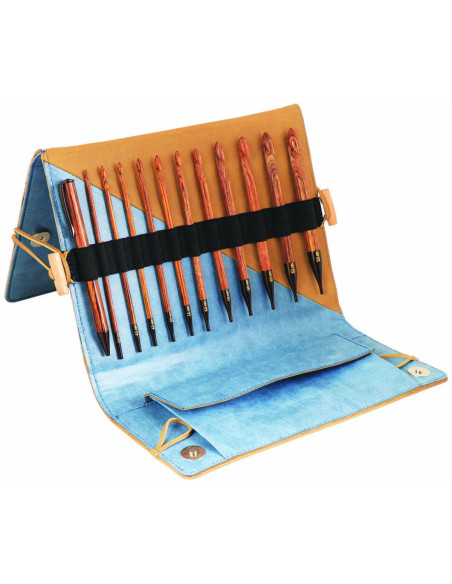 Estuche de ganchillos tunecinos Ginger KnitPro