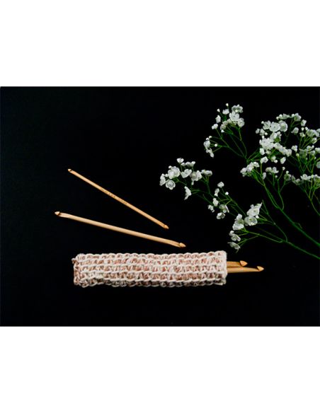 Crochet tunisien double pointe en bambou Clover