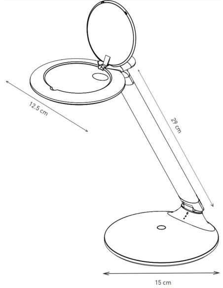Lámpara lupa recargable Halo Go Daylight