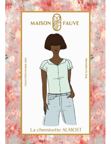 Patron de chemise Almost - Maison Fauve