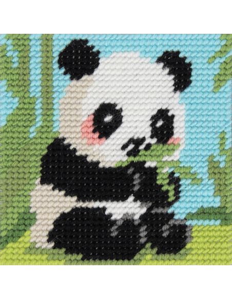Kit canevas enfant - Panda