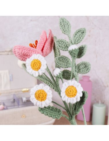 Kit de crochet - Bouquet de fleurs