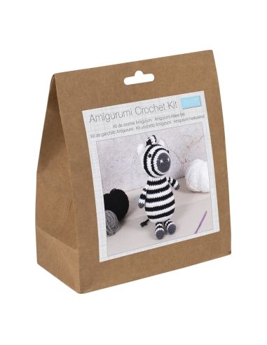 Kit de crochet amigurumi - Zèbre