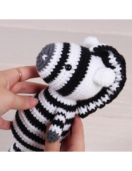 Kit de crochet amigurumi - Zèbre