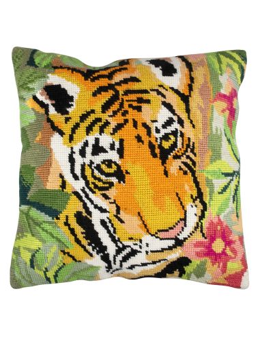 Kit de broderie housse de coussin - Colibri