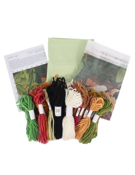 Kit de broderie housse de coussin - Colibri